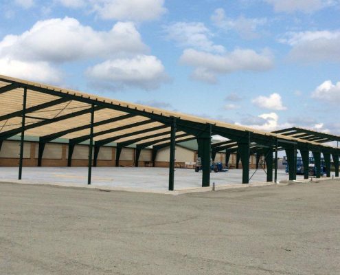 Stålhallar & stålbyggnader till bra priser från LR-System